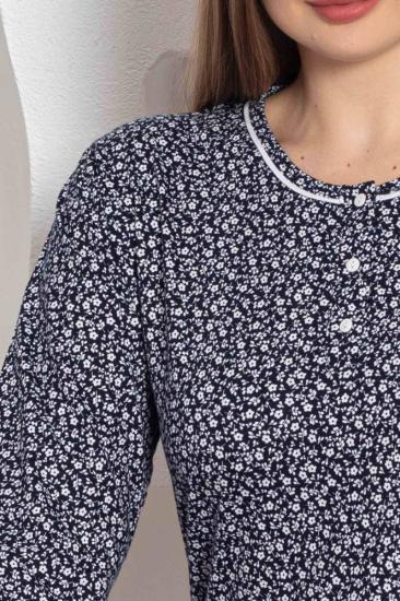 Çiçek Desenli Büyük Beden Bayan Pijama Takımı 2779UYB