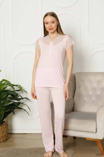 Somon Dantelli Bayan Pijama Takımı 2788KY