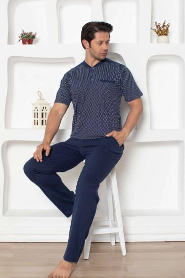 İndigo Kısa Kollu Erkek Pijama Takımı 1203KY