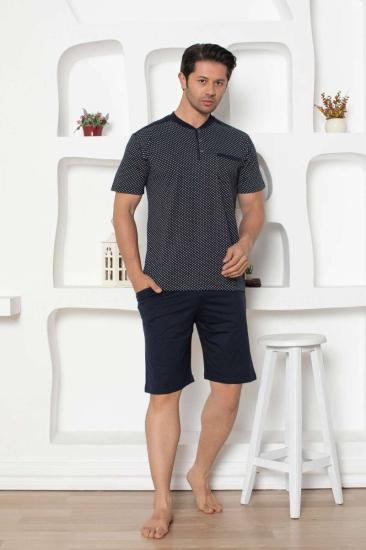 Lacivert  Erkek Şort Takımı 1203ŞT