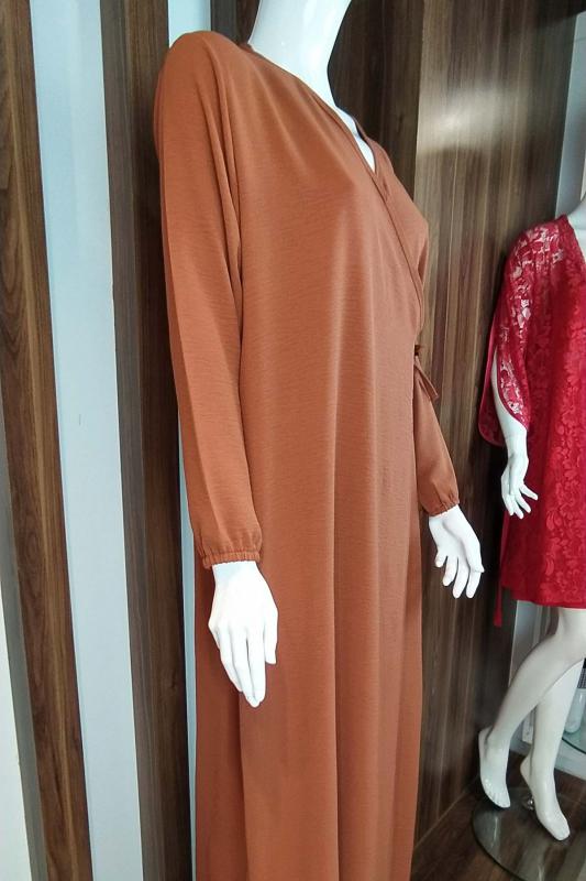 Taba Yandan Bağlamalı Kendinden Desenli Namaz Seti 2696
