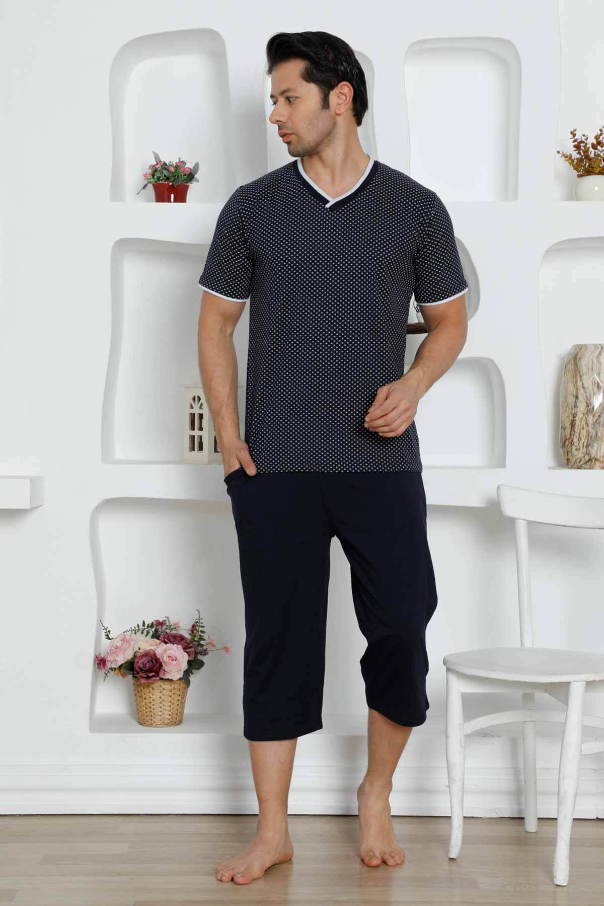 İndigo Bermuda Erkek Pijama Takımı 1199B