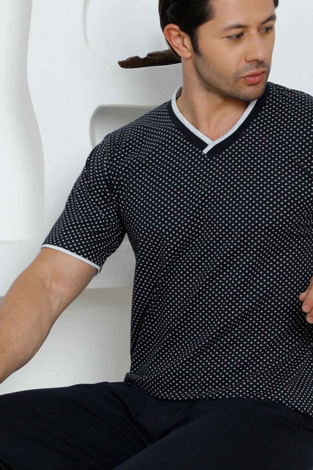 İndigo Bermuda Erkek Pijama Takımı 1199B