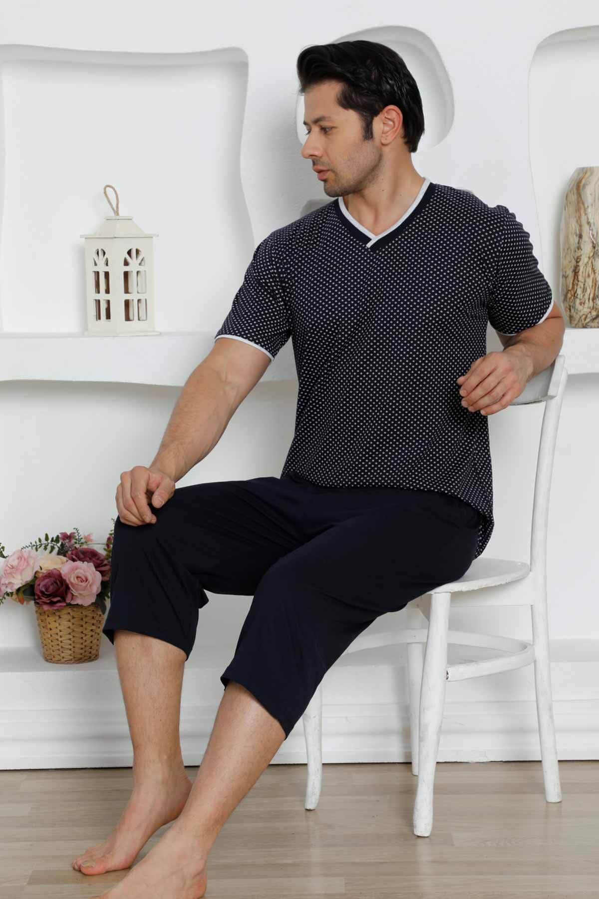 İndigo Bermuda Erkek Pijama Takımı 1199B