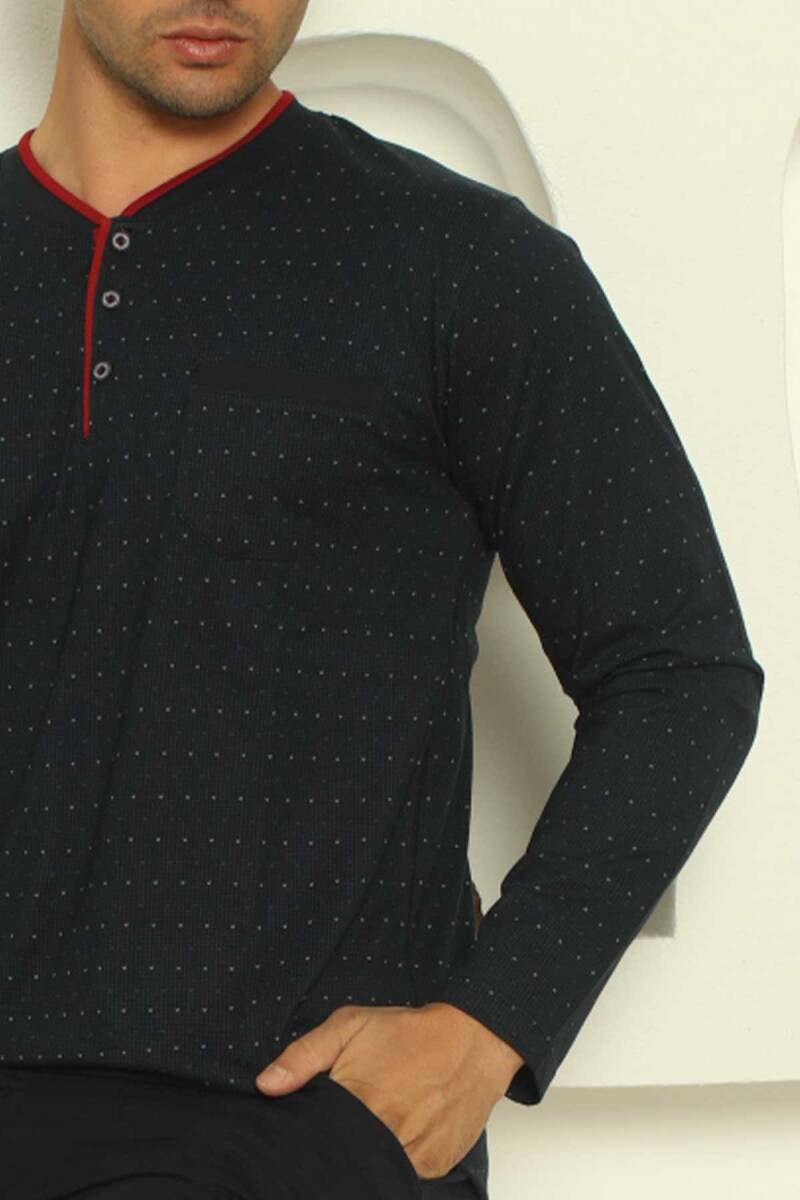 Desenli%20Erkek%20Pijama%20Takımı%20-%20Lacivert%20Renk%20Uzun%20Kollu%20Penye%201204UY