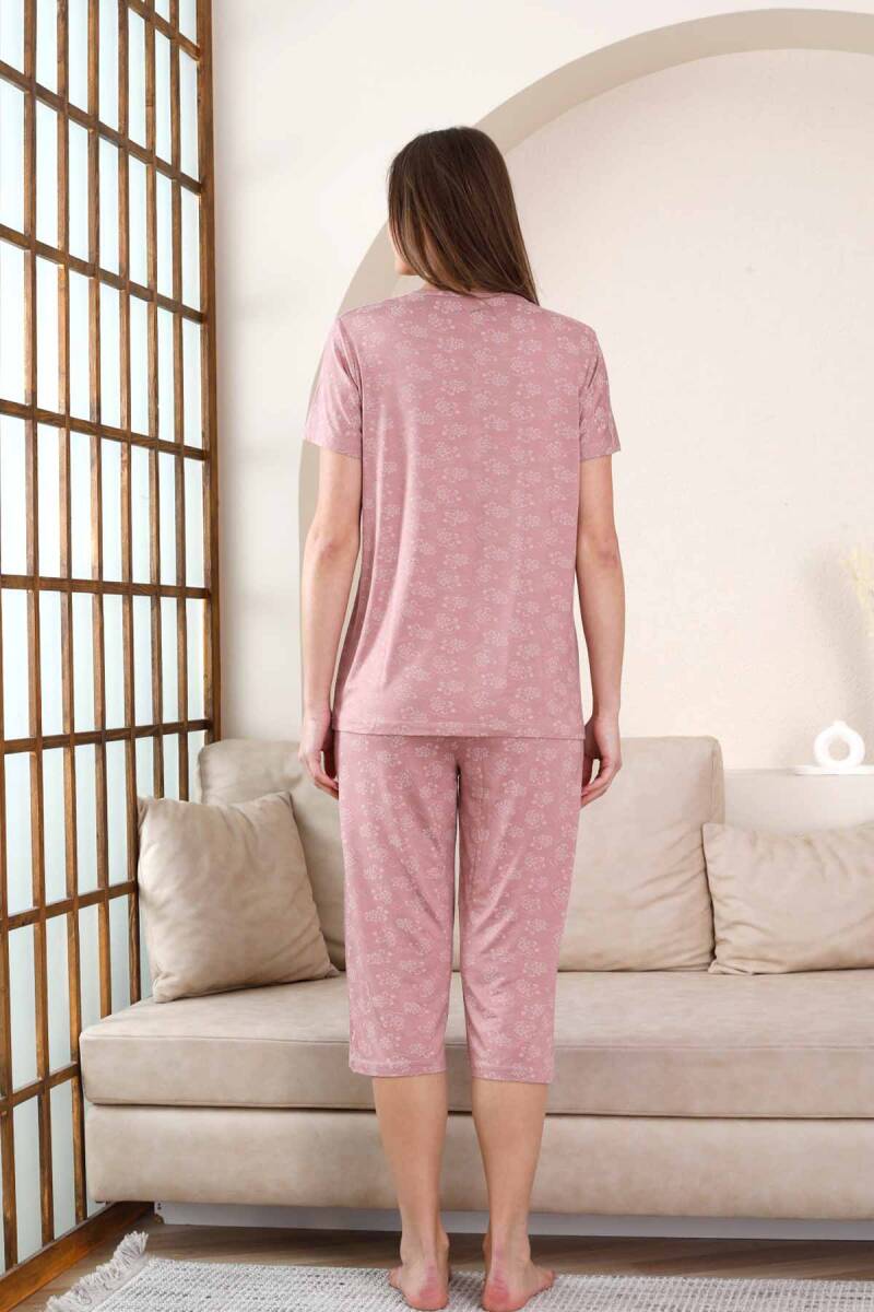 Bermuda%20Bayan%20Pijama%20Takımı%20-%20Gülkurusu%20Çiçek%20Desen%20Likralı%20Viskon%202851B